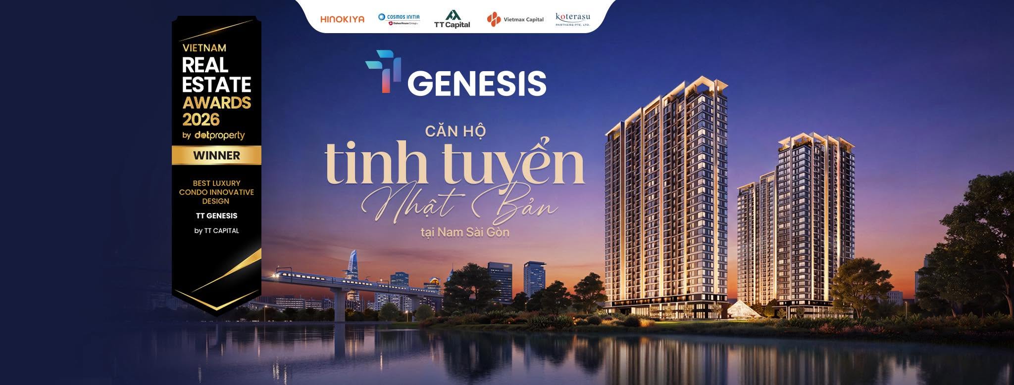 Ấn phẩm giới thiệu giải Dot Property Vietnam Awards 2026 của TT Genesis